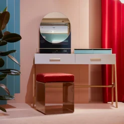 Vivian Vanity Desk with Mirror