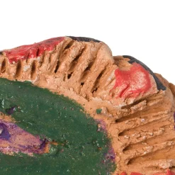 Vortex Paint on Ceramic Decorative Sculpture