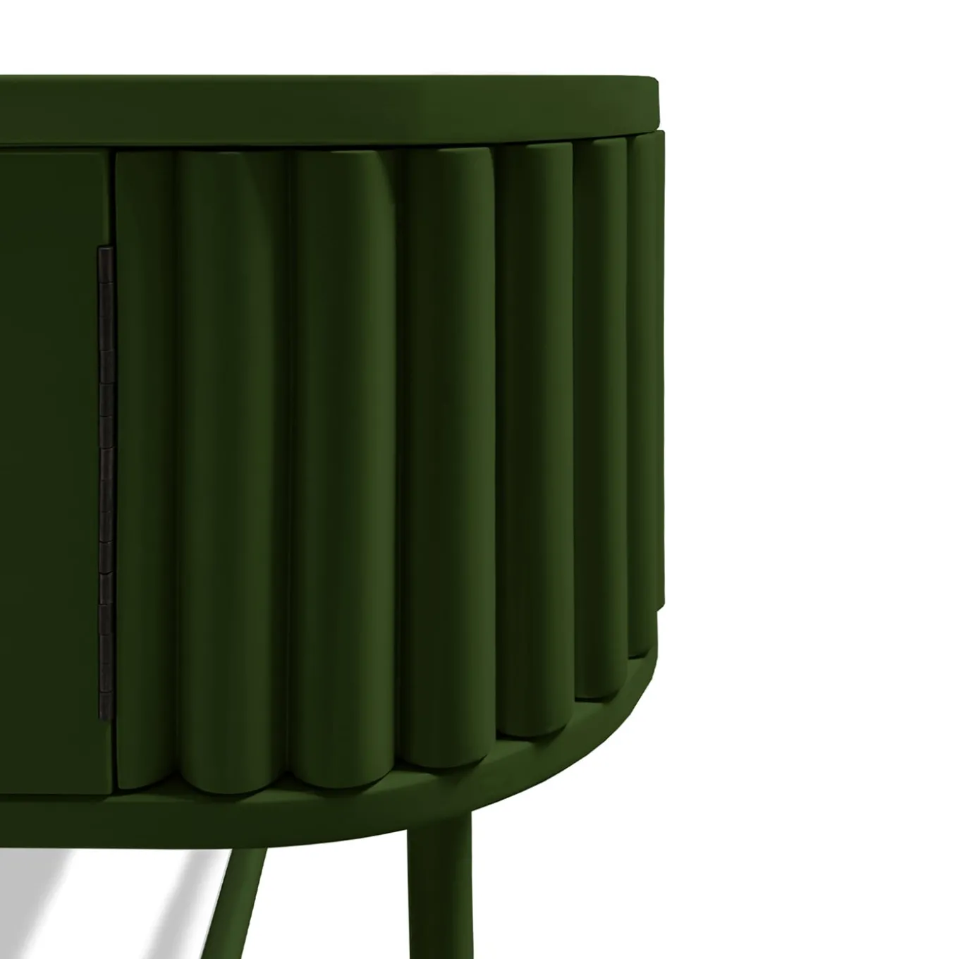 VYC Green Record Player Console in MDF by Max Dalle Sasse
