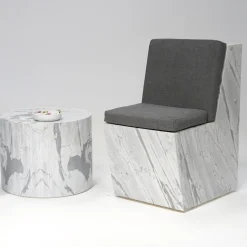 W Chair with Cushions