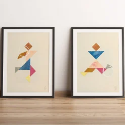 W Tangram N.02 Print