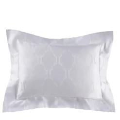 Waldorf Boudoir Rectangular Patterned White Pillowcase