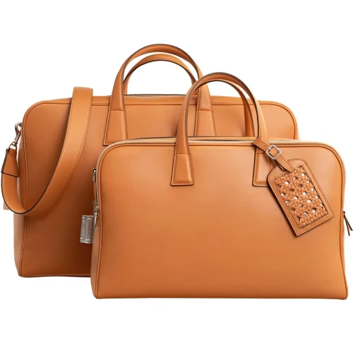 Walnut Cristallo Mini Weekend Bag