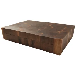 Walnut Wood Cutting Board with Drawer