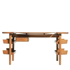 Walnut Wood Writing Desk by Gianni Albricci