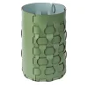 Waste Basket Dubai Green Leather Desk Accessory