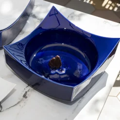 Wave Blue & White Bonbon Bowl by Cristian Visentin