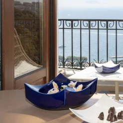 Wave Blue & White Bonbon Bowl by Cristian Visentin