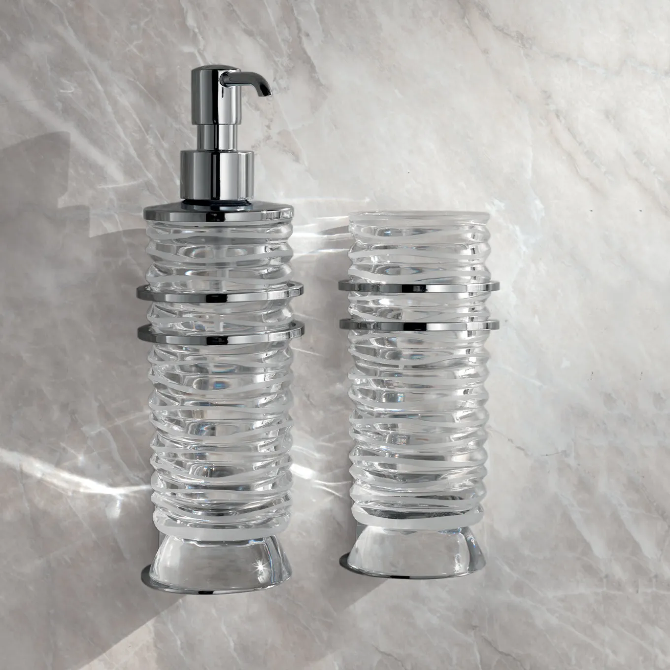 Wave Pattern Soap Dispenser