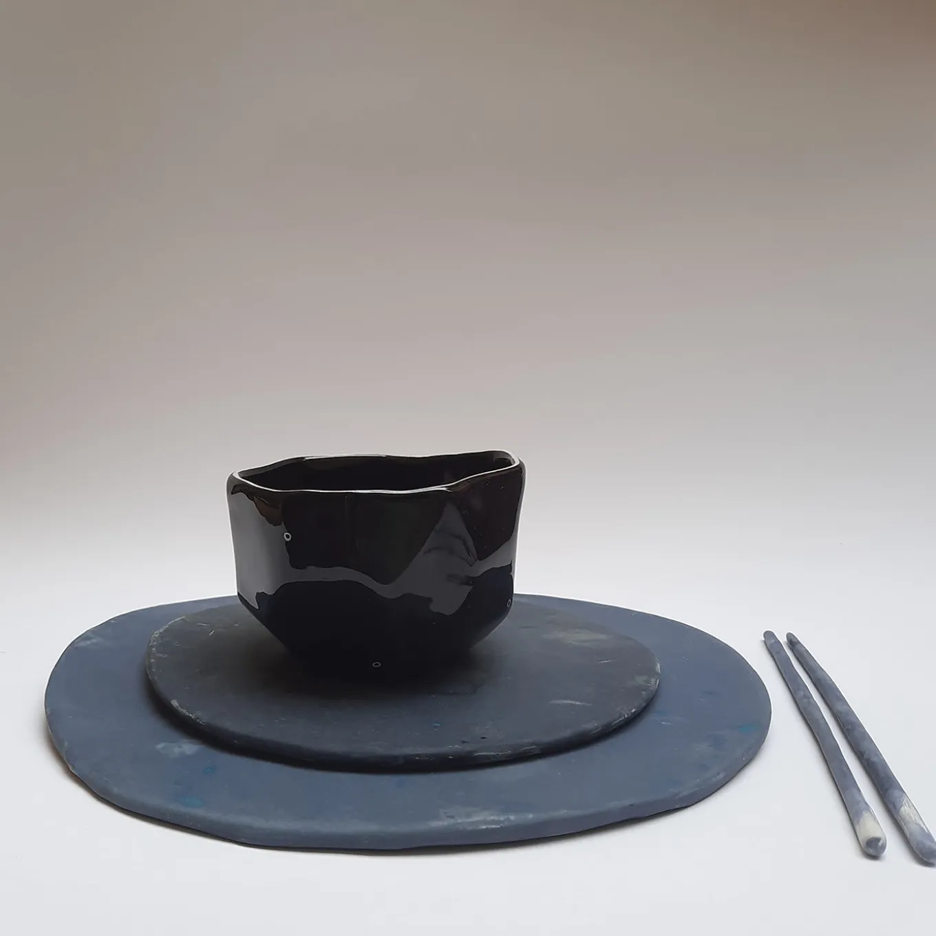 We Are Family Set of 2 Plates and Chopsticks