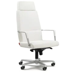 Web President High Back Armchair With Headrest And Arms