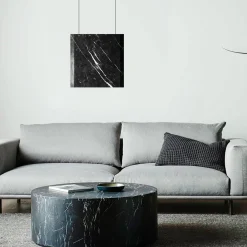 Werner Sr. Marquina/Silver Pendant Lamp