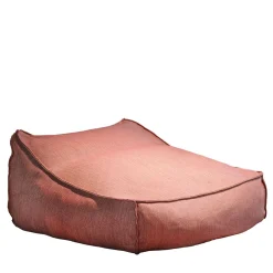 West Cay Pink with white stripes Outdoor Pouf