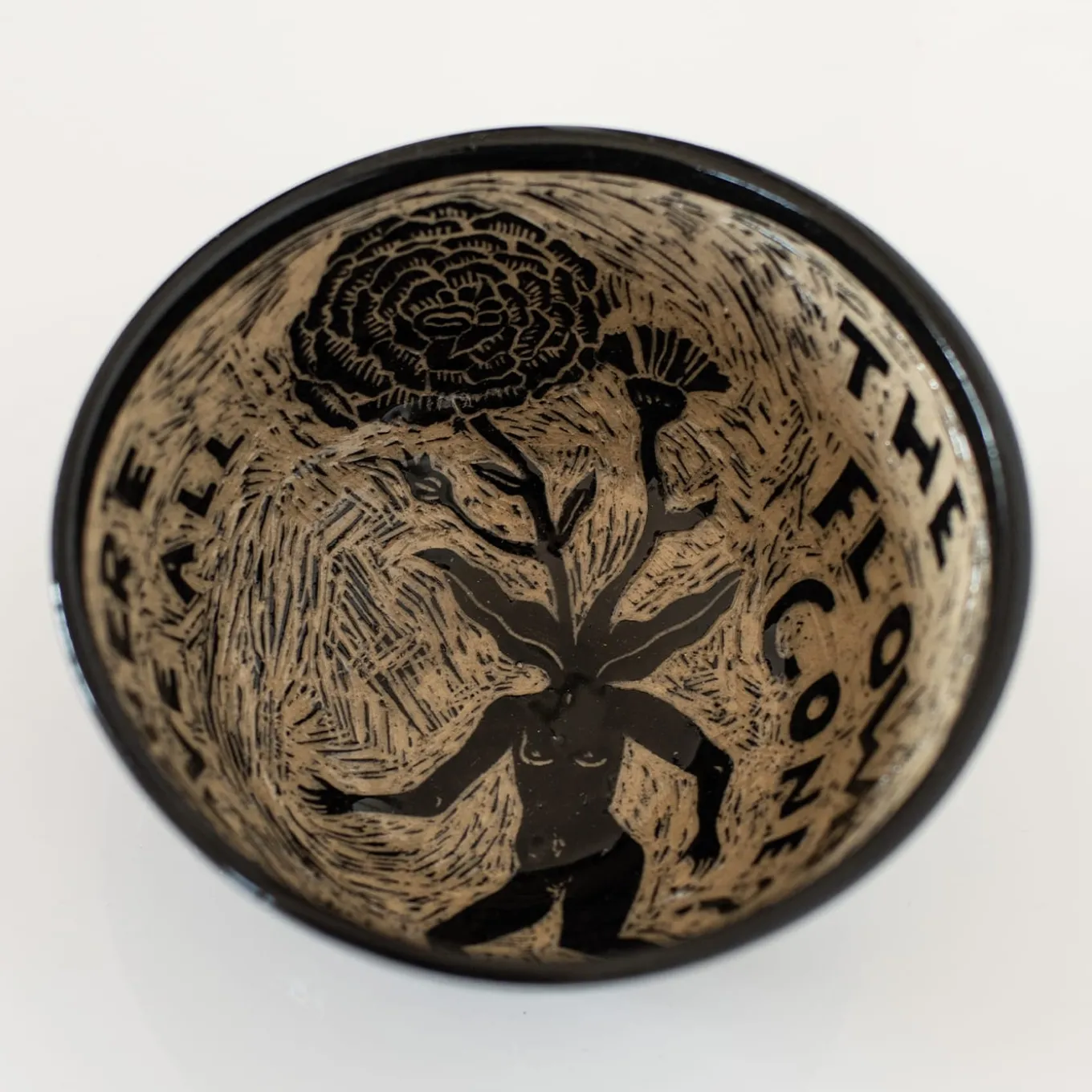 Where Have All the Flowers Gone? Grès Decorative Bowl