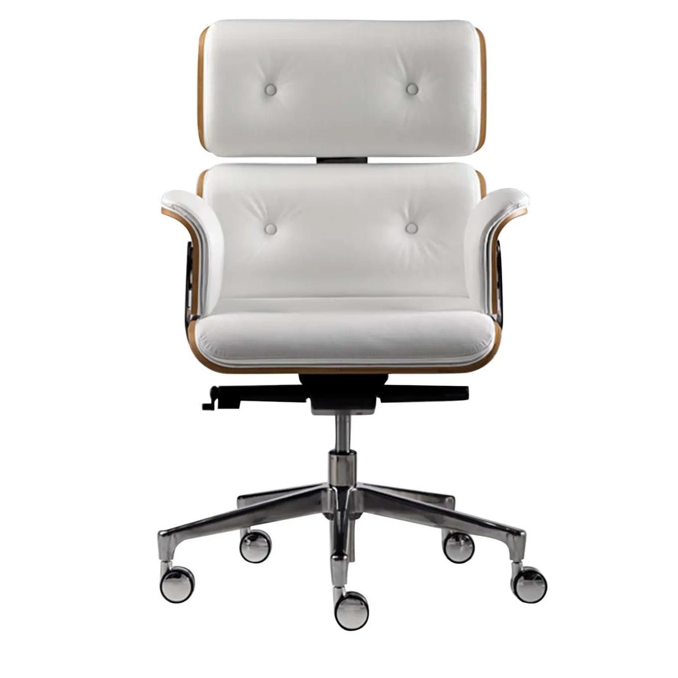 White Armadillo/2 Swivel Armchair by Rainer Bachschmid