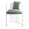 White Aura Steel Outdoor Armchair