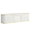 White Bathroom Cabinet with 2 Doors & 1 Drawer