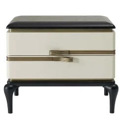 White Bedside Table