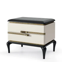 White Bedside Table