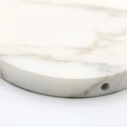 White Calacatta Marble Base Small Wireless Charger