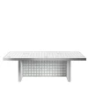 White Carrara Marble and Concrete Bench by David & Nicolas