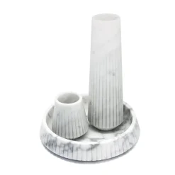 White Carrara Marble Centerpiece by Jacopo Simonetti