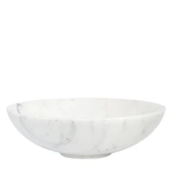 White Carrara Marble Fruit Bowl