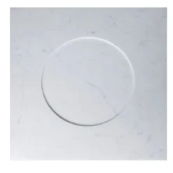 White Carrara Marble Q Plate