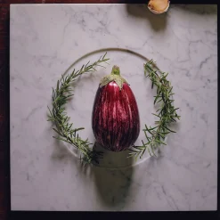 White Carrara Marble Q Plate