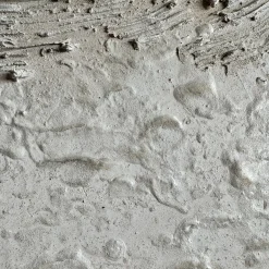 White Circles Textured Resin Painting