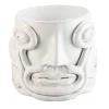 White Eye Vase