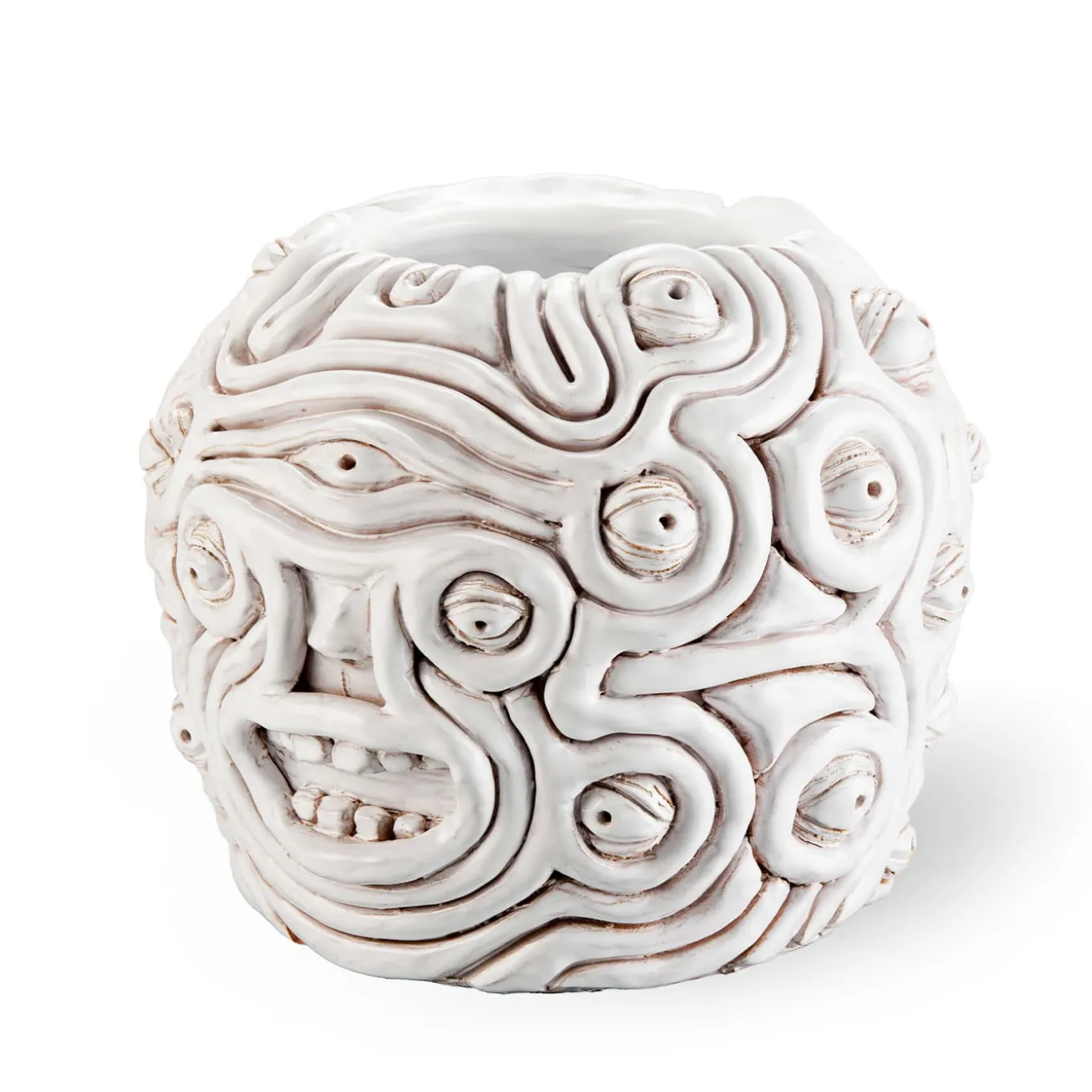White Eye Vase #3