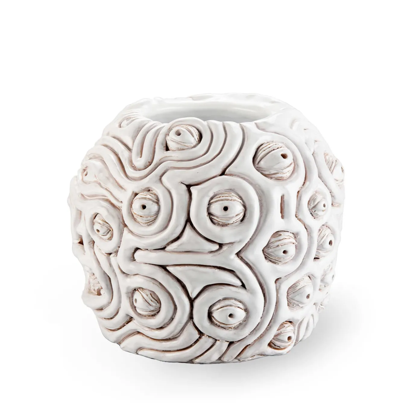 White Eye Vase #3