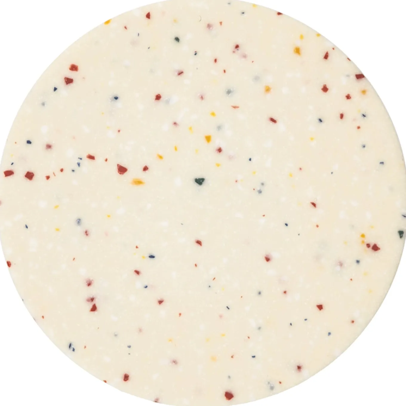 White Festival Corian Base Small Wireless Charger