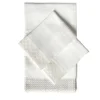 White Linen Bed Set with Macramé