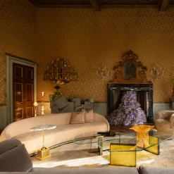 White Marble Top Side Table