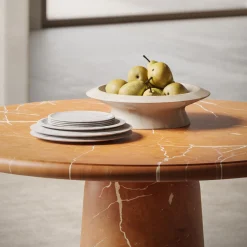 White Michelnagelo Dinner Plate by Ivan Colominas