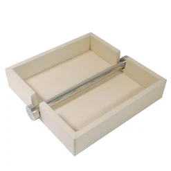White Napkin Holder