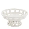 White Small Ceramic Cake Stand