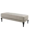 White Upholstered Bench
