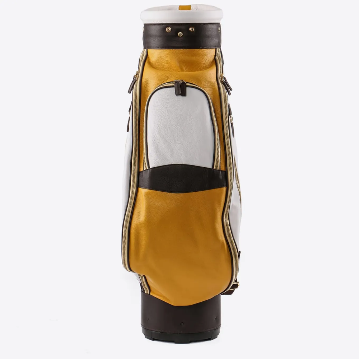 White, Yellow and Brown Golf Bag