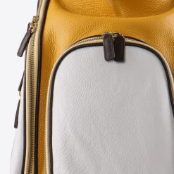 White, Yellow and Brown Golf Bag