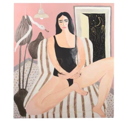 Wine And Stars Polychrome Painting