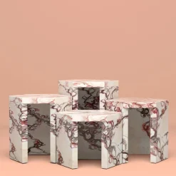 Winged Wooden Coffee Table 35 by Antonio Saporito