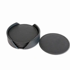 Wings Set Of 6 Coaster - Serie Cassigoli Black