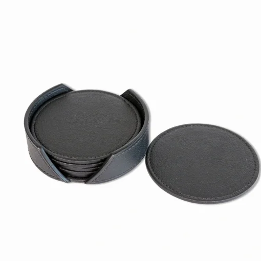 Wings Set Of 6 Coaster - Serie Cassigoli Black