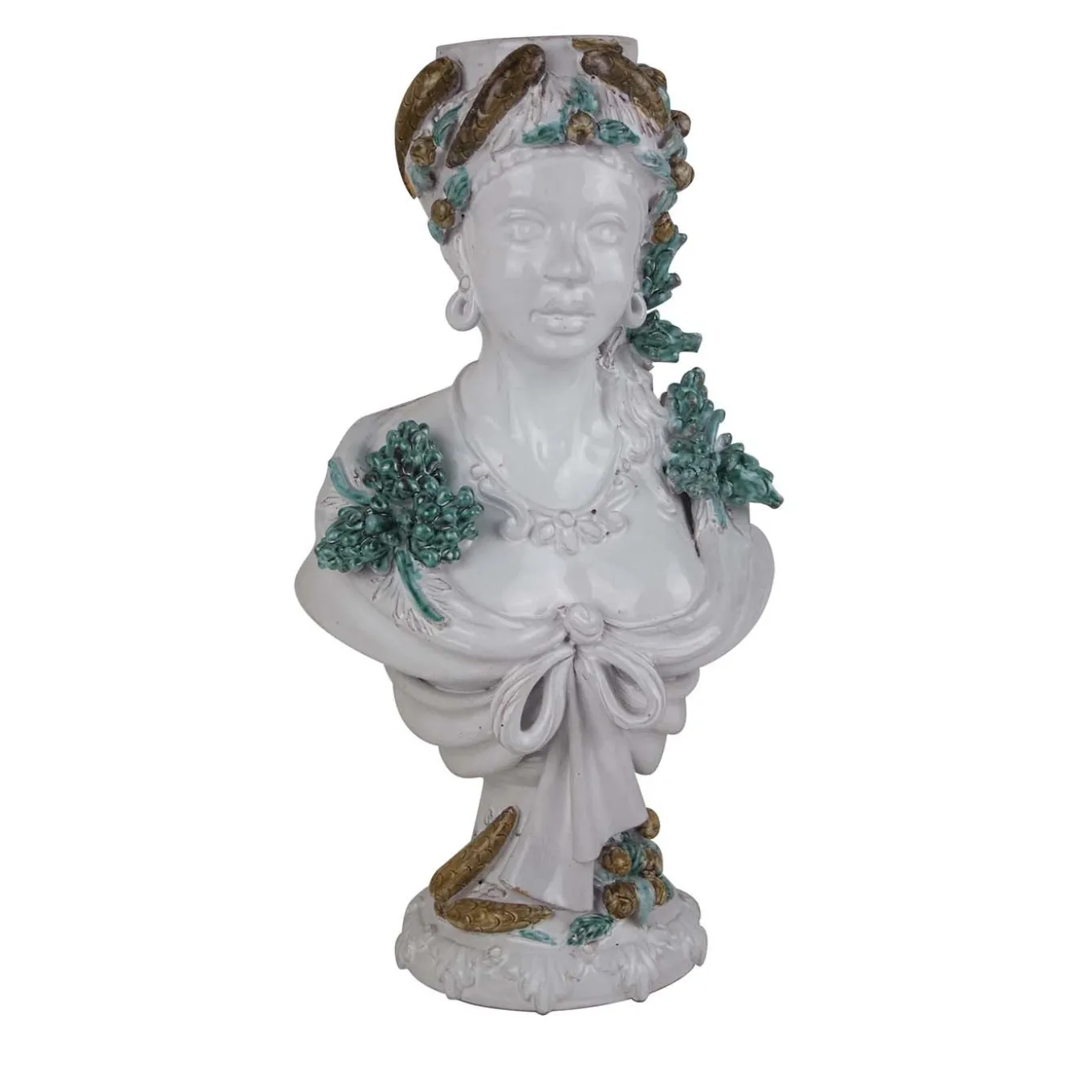 Winter Ceramic Bust Sculpture