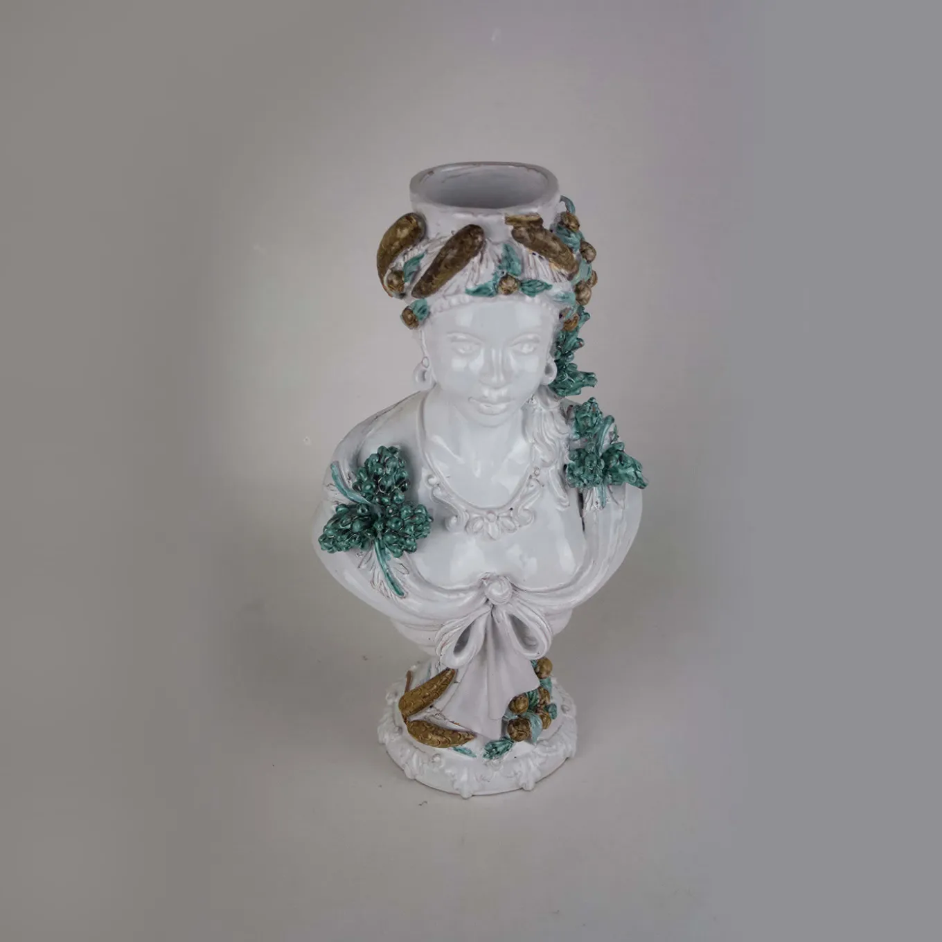 Winter Ceramic Bust Sculpture