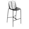 Wired Black Stool by Michael Young