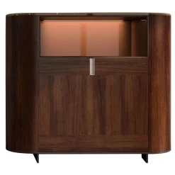 Wood Cabinet With Marble Top